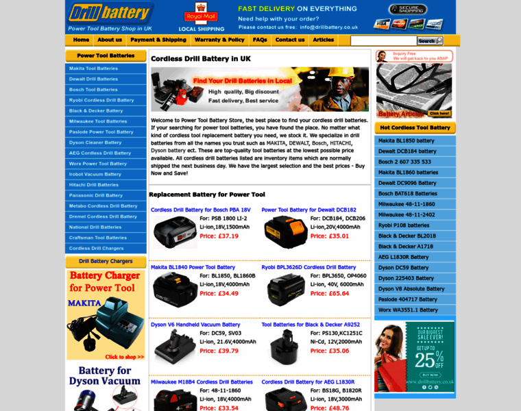 Drillbattery.co.uk thumbnail