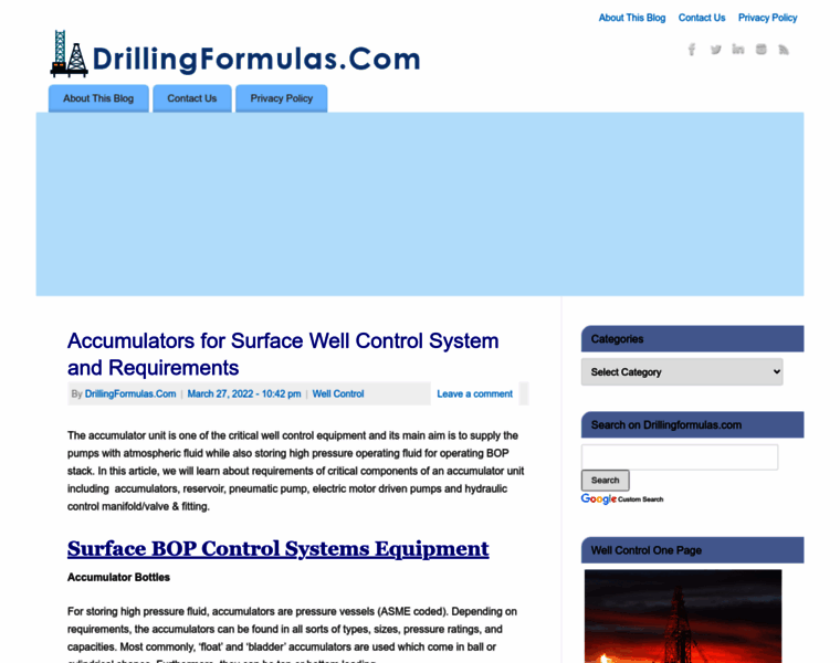 Drillingformulas.com thumbnail