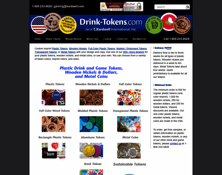 Drink-tokens.com thumbnail