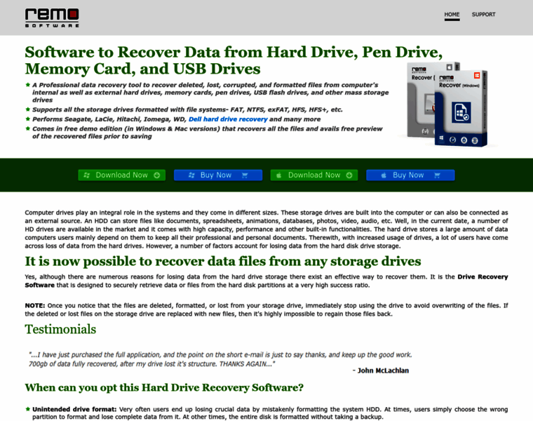 Drive-recoverysoftware.com thumbnail