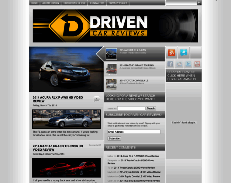 Drivencarreviews.com thumbnail