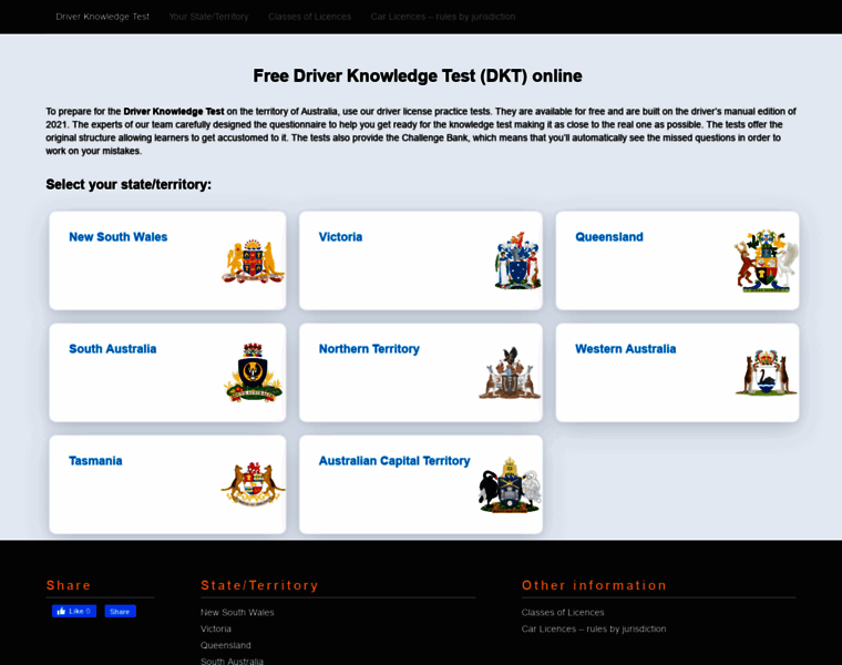 Driver-knowledge-test.com thumbnail