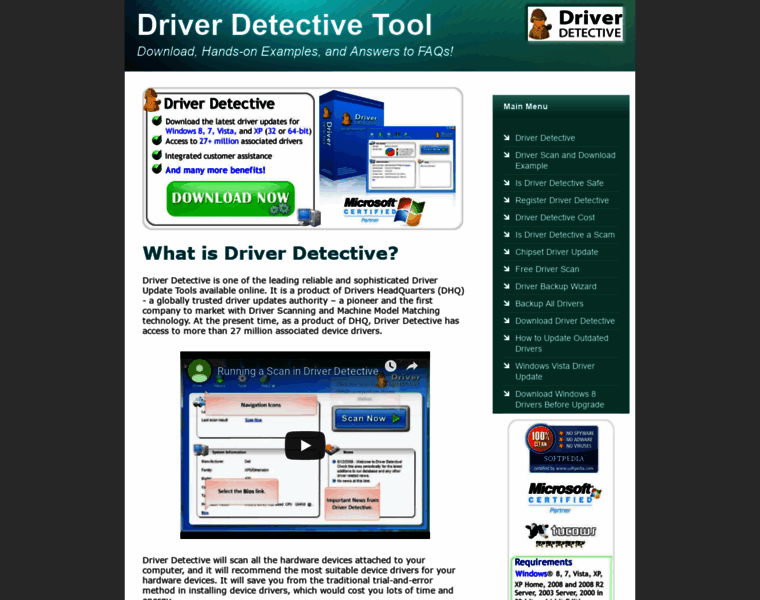 Driverdetectivetool.com thumbnail