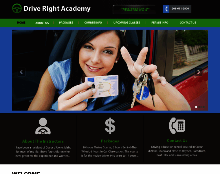 Driverightacademy.net thumbnail