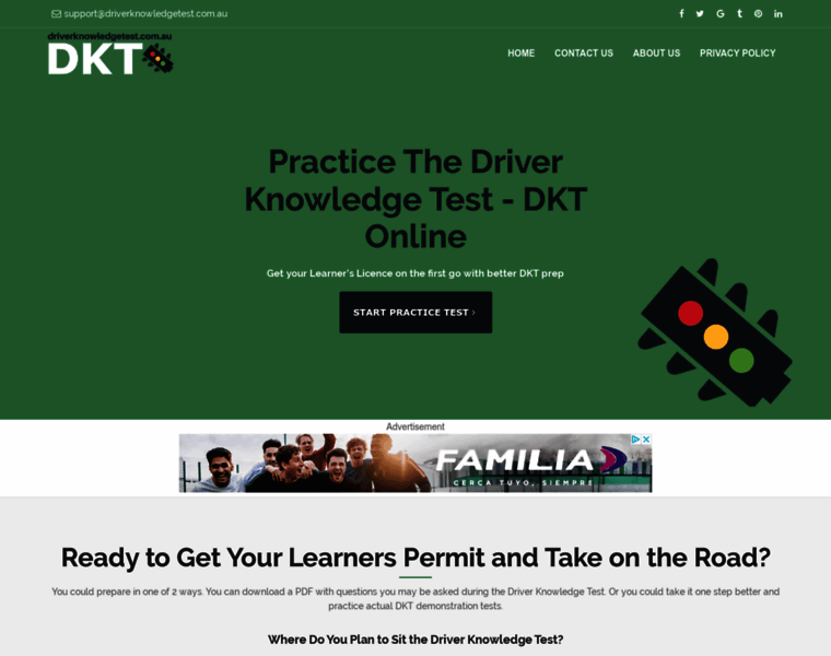 Driverknowledgetest.com.au thumbnail