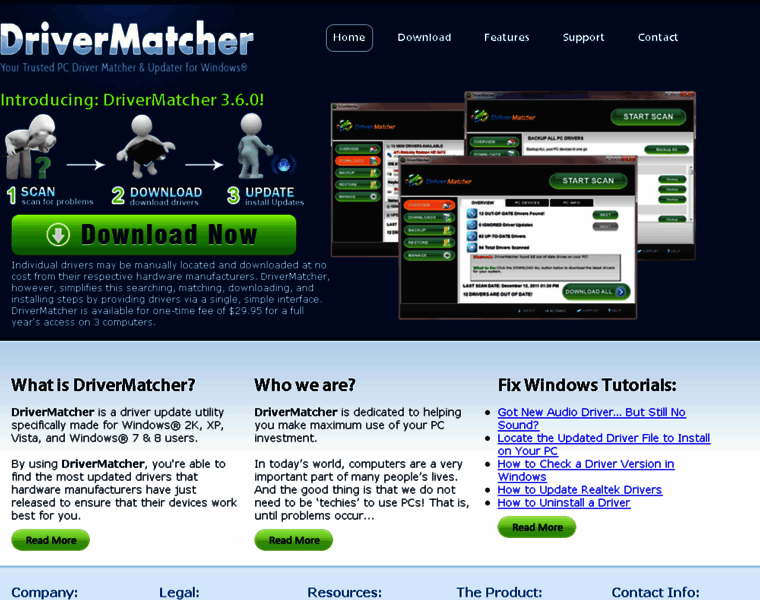 Drivermatcher.com thumbnail
