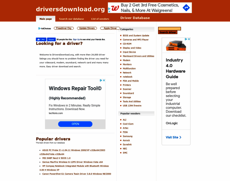 Driversdownload.org thumbnail
