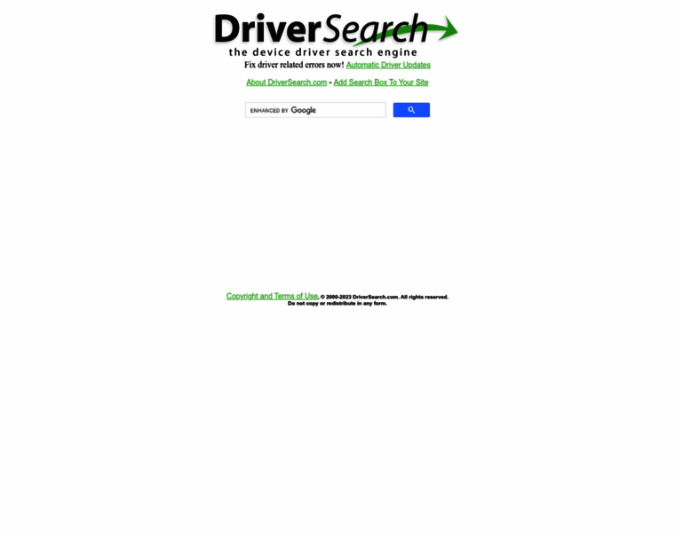 Driversearch.com thumbnail