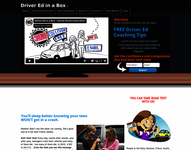 Driversedintheboxonline.com thumbnail