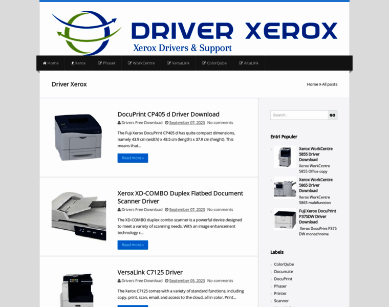 Driverxerox.com thumbnail