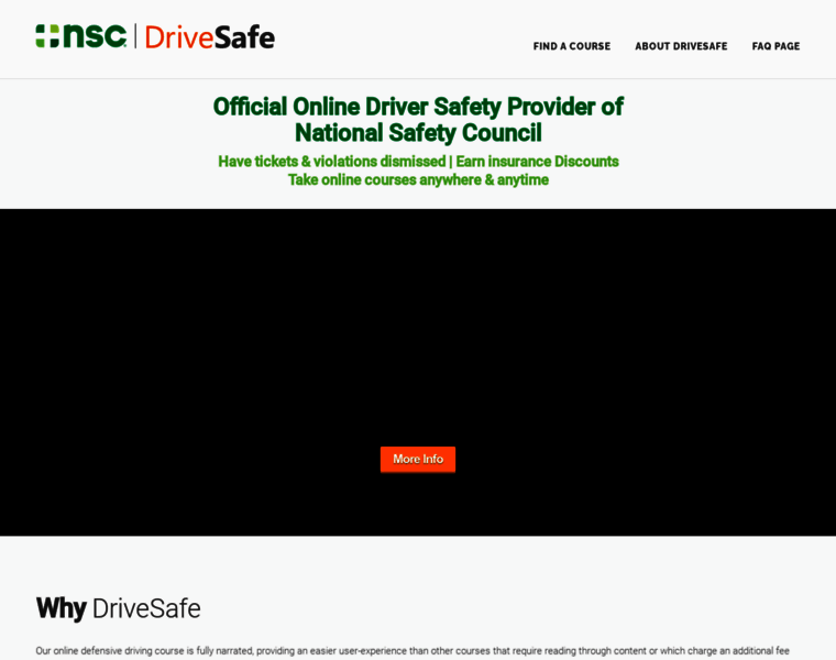 Drivesafe.com thumbnail