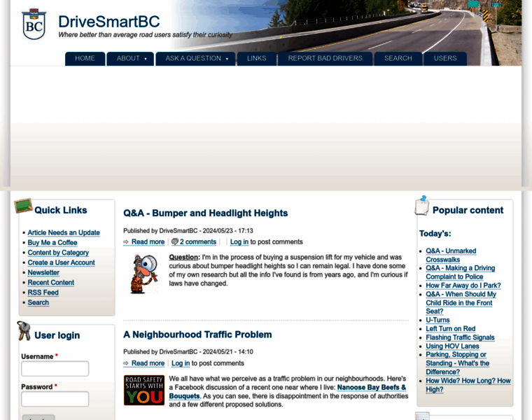 Drivesmartbc.ca thumbnail