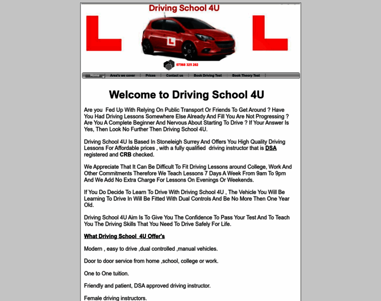 Drivingschool-4u.co.uk thumbnail