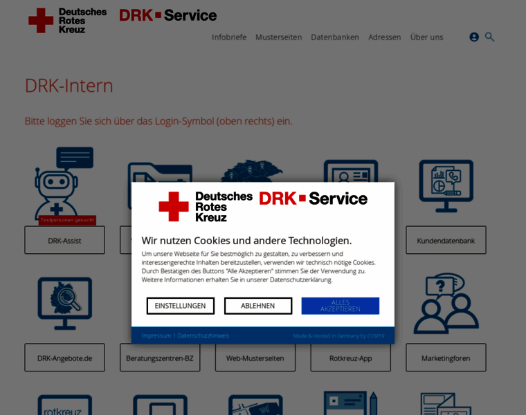 Drk-intern.de thumbnail