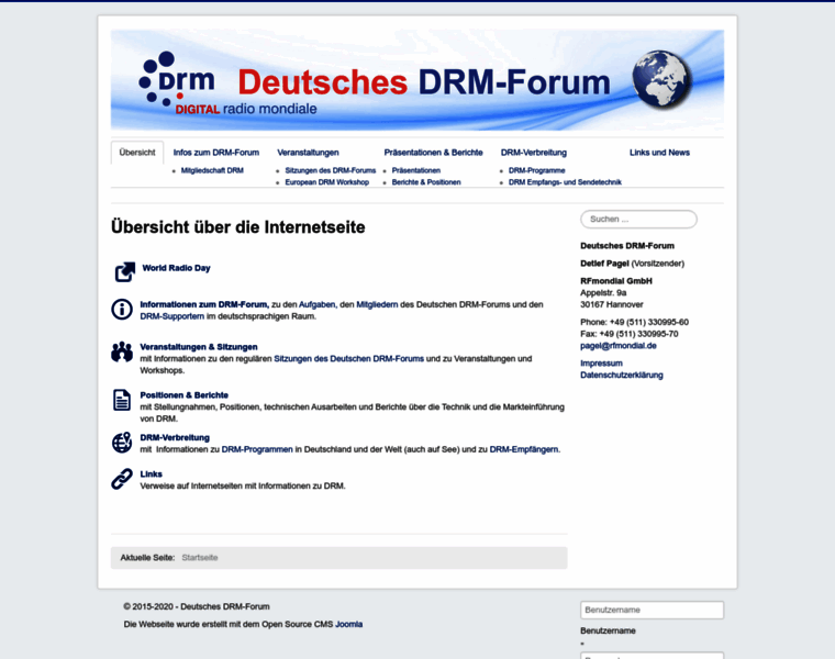 Drm-forum.de thumbnail