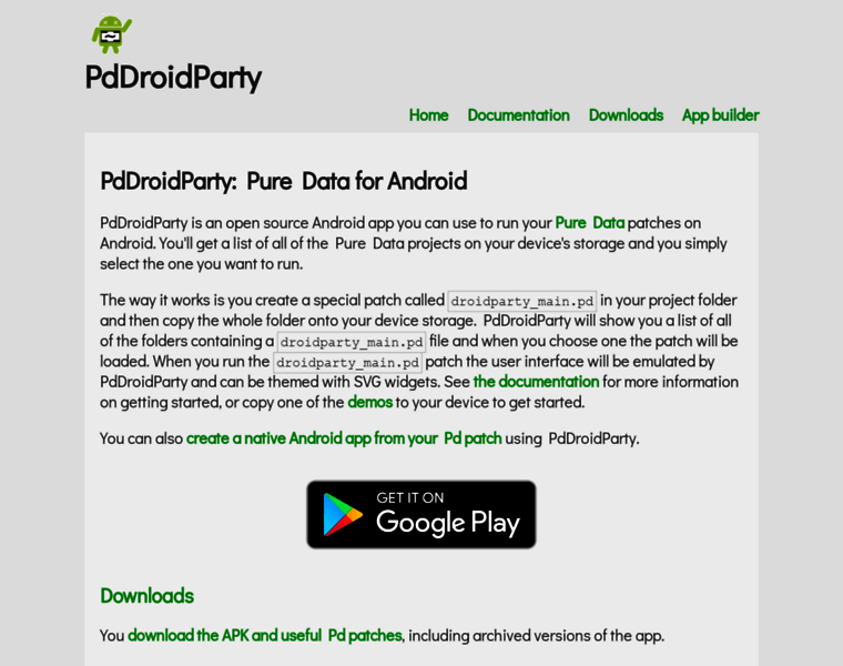 Droidparty.net thumbnail