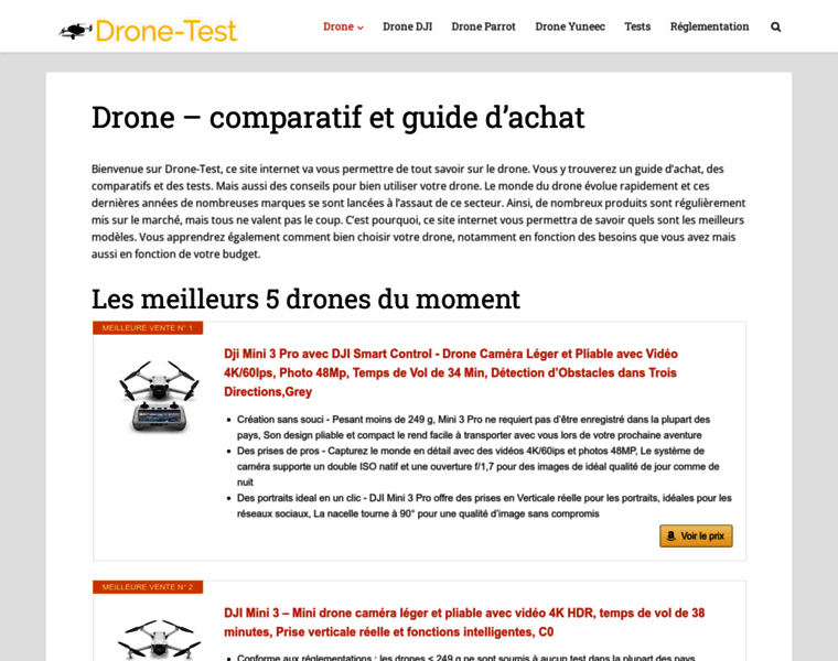 Drone-test.com thumbnail