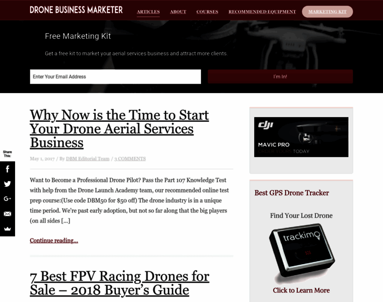 Dronebusinessmarketer.com thumbnail