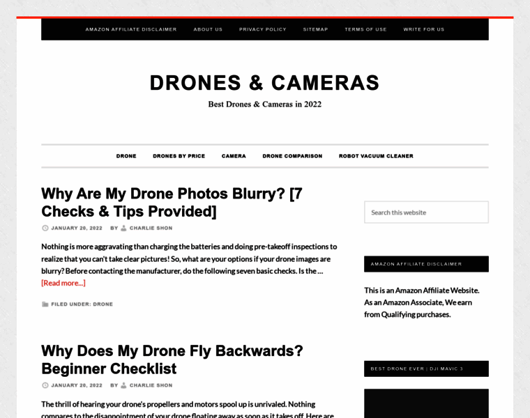 Drones-camera.com thumbnail