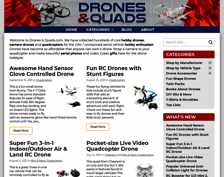 Dronesandquads.com thumbnail