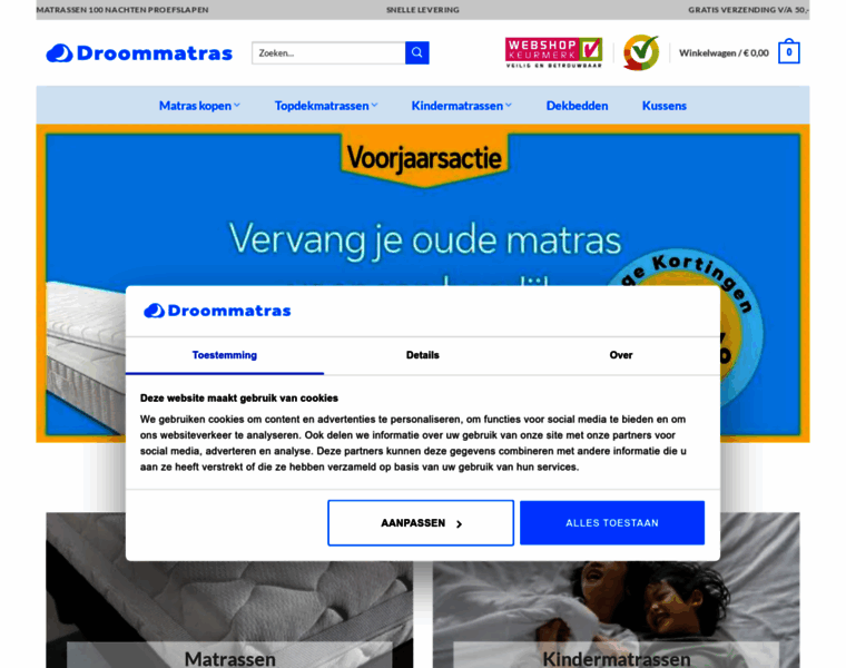 Droommatras.nl thumbnail