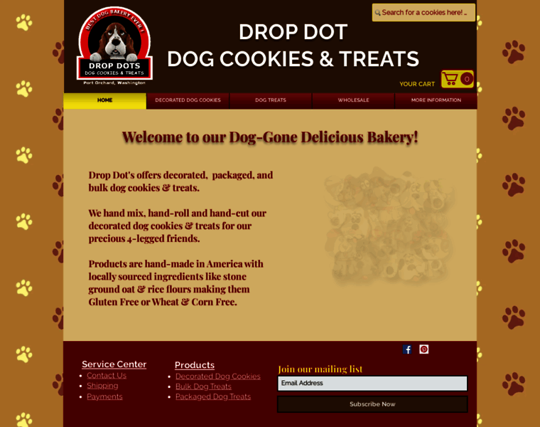 Dropdotcookies.com thumbnail