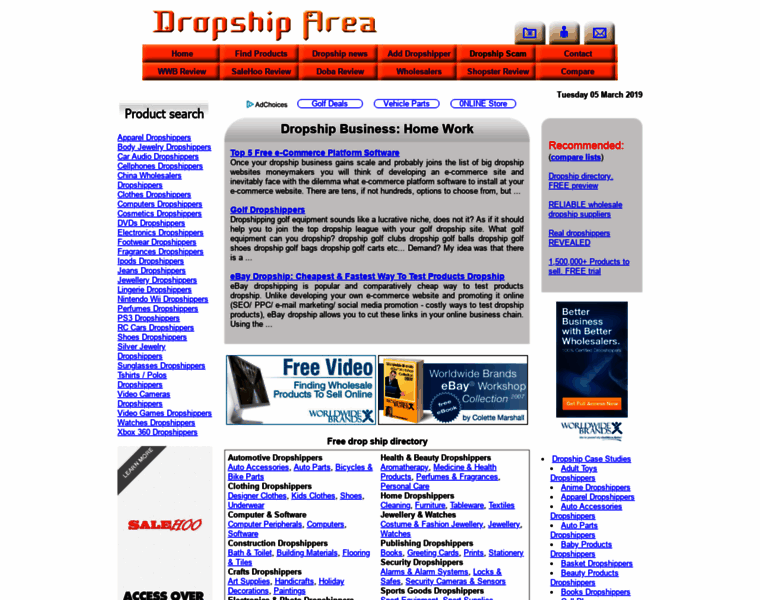 Dropshiparea.com thumbnail