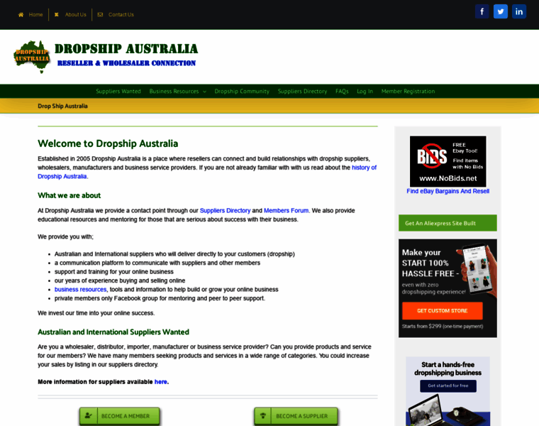 Dropshipaustralia.com.au thumbnail