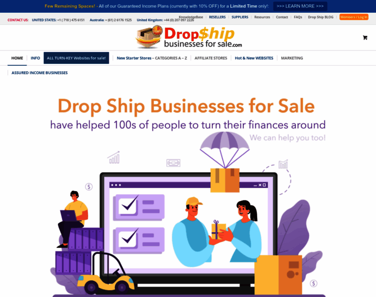 Dropshipbusinessesforsale.com thumbnail