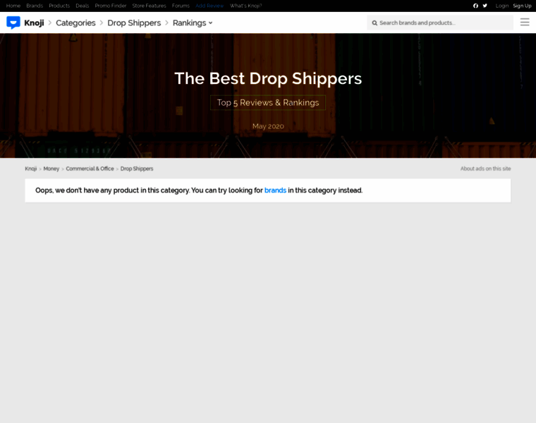 Dropshippers.knoji.com thumbnail