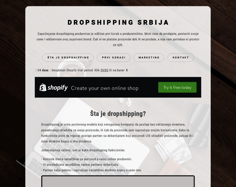 Dropshippingsrbija.com thumbnail