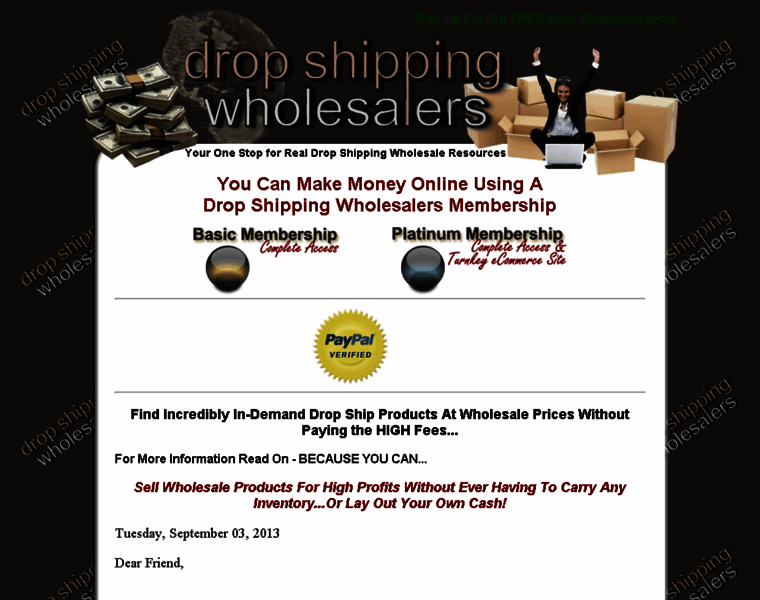 Dropshippingwholesalers.com thumbnail