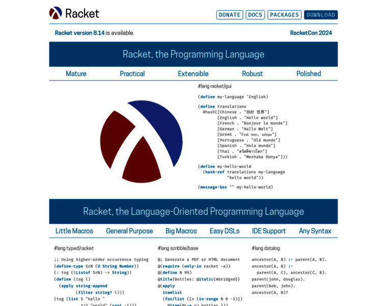 Drracket.org thumbnail