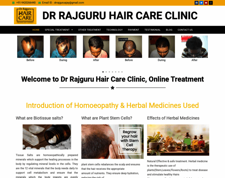 Drrajguruhaircareclinic.com thumbnail