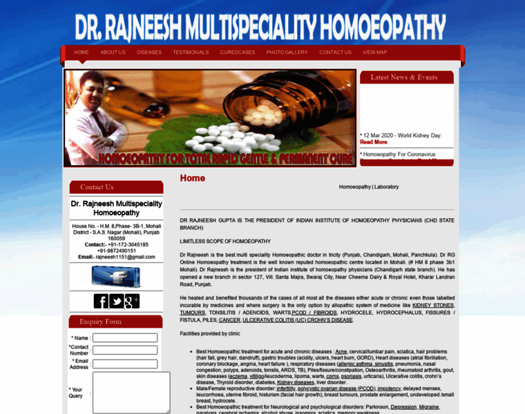 Drrajneeshhomoeopathy.co.in thumbnail