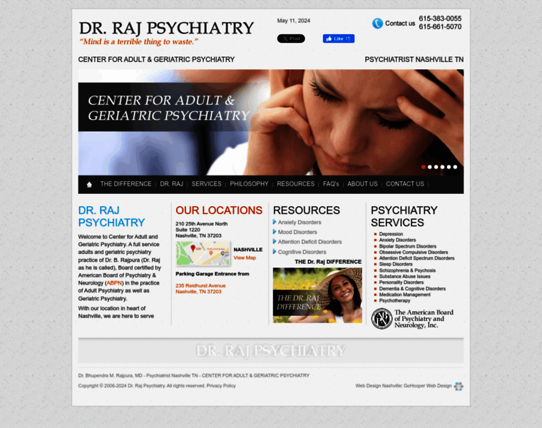 Drrajpsychiatry.com thumbnail