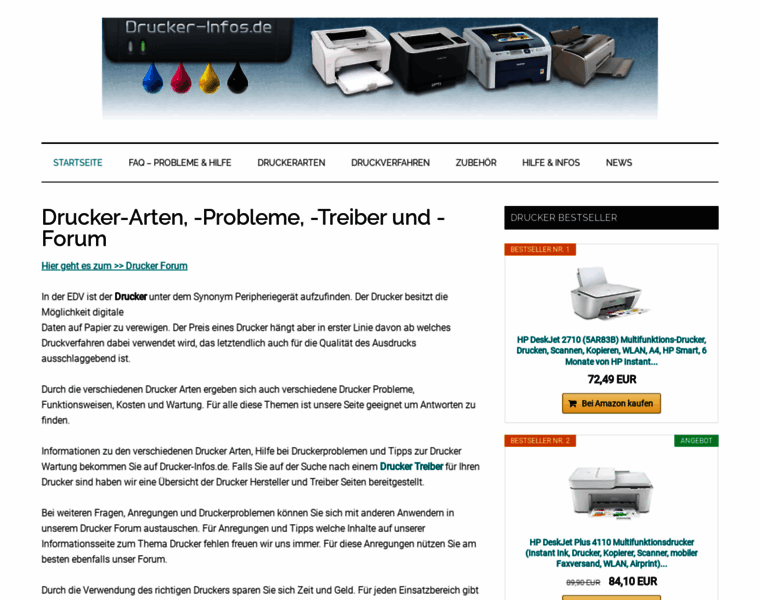 Drucker-infos.de thumbnail