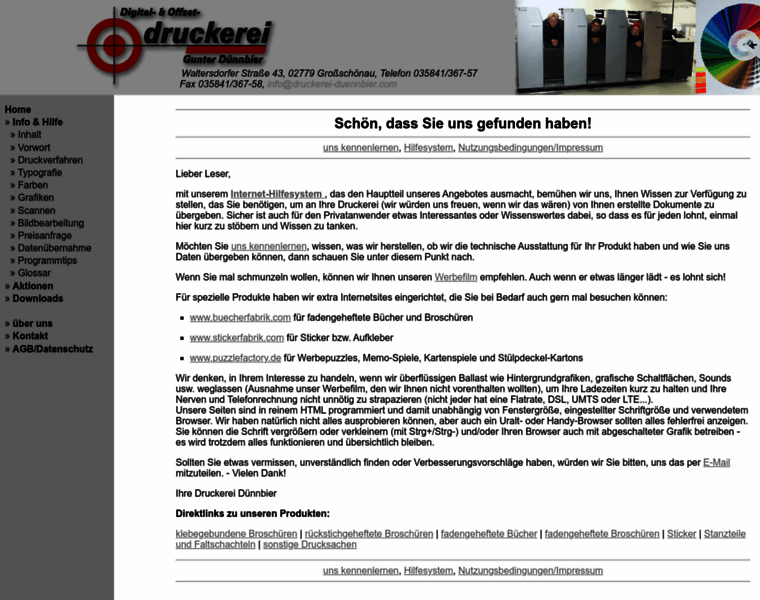 Druckerei-duennbier.com thumbnail