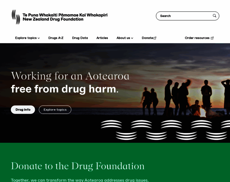 Drugfoundation.org.nz thumbnail