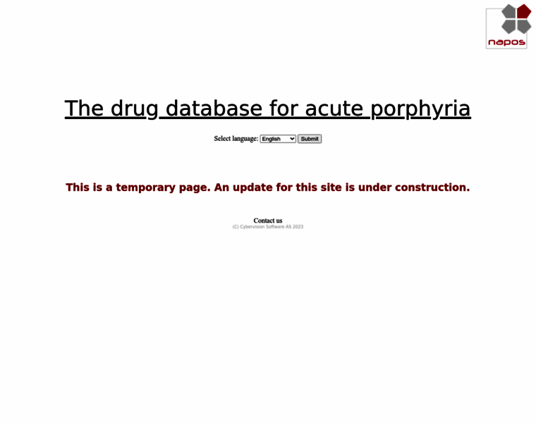 Drugs-porphyria.org thumbnail