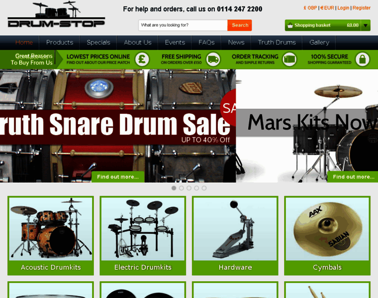 Drum-stop.co.uk thumbnail