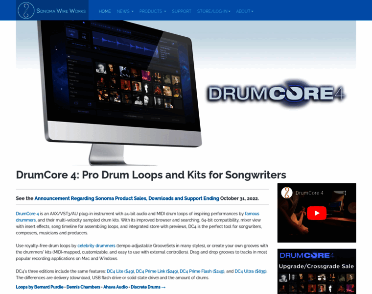 Drumcore.com thumbnail