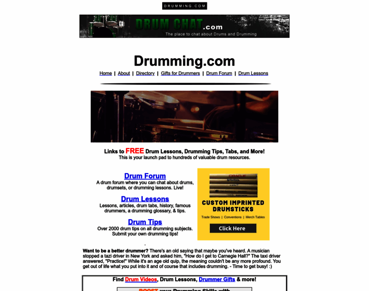 Drumming.com thumbnail