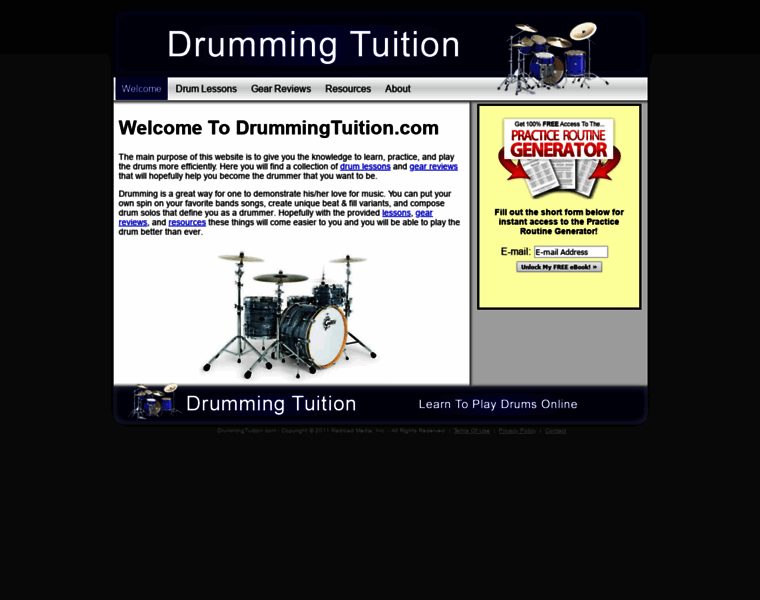 Drummingtuition.com thumbnail