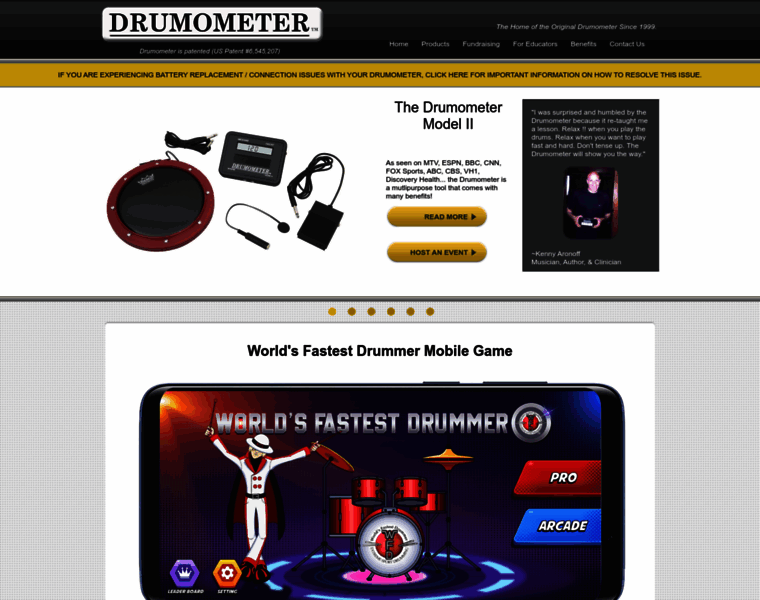 Drumometer.com thumbnail