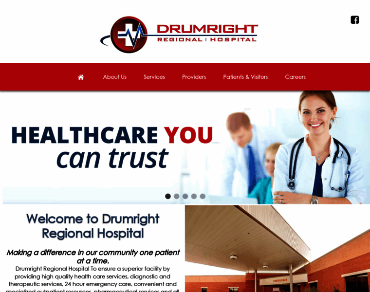 Drumrighthospital.com thumbnail