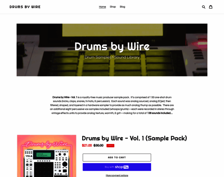 Drumsbywire.com thumbnail
