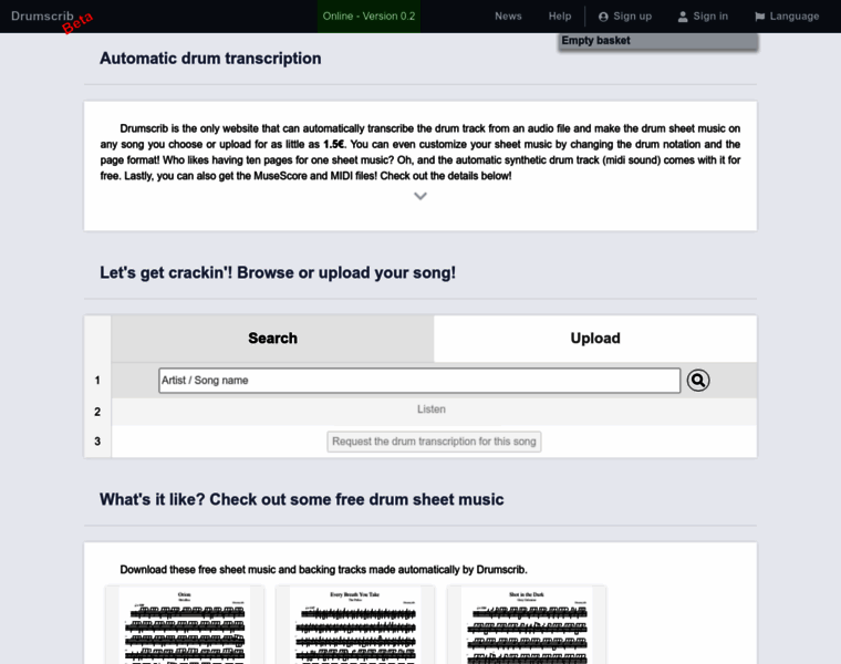 Drumscrib.com thumbnail Drumscrib.com thumbnail