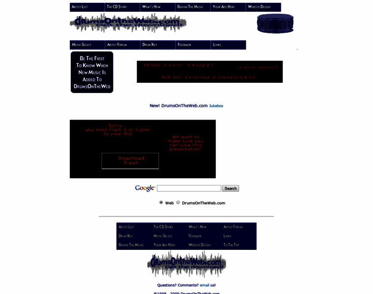 Drumsontheweb.com thumbnail Drumsontheweb.com thumbnail