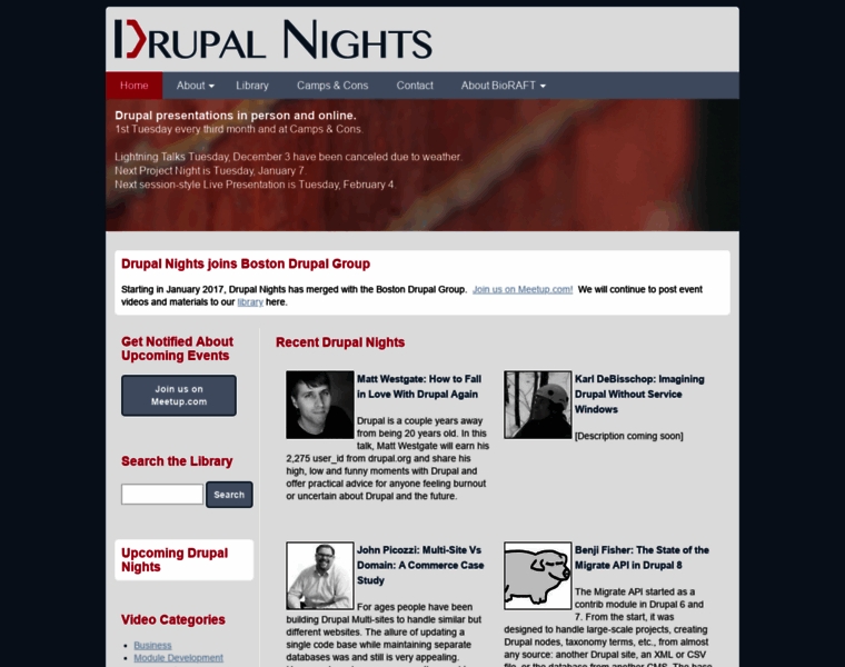 Drupalnights.org thumbnail